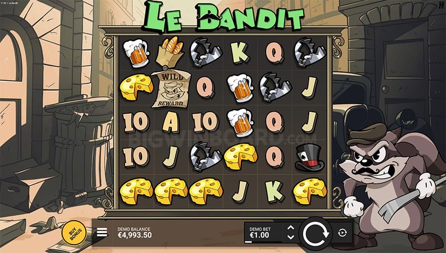Le Bandit — игровой автомат на Dragon Money