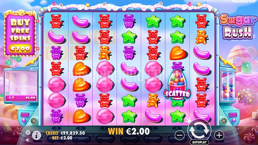 Sugar Rush — игровой автомат на Dragon Money